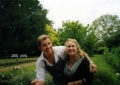 Loyal friends Maxwell Caulfield and Juliet Mills. Circa 2002.