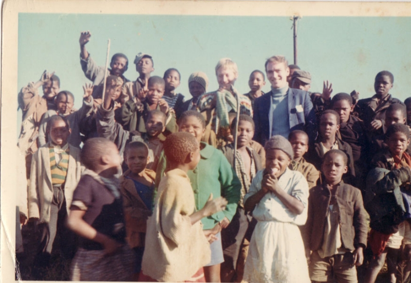 With John Frasier, South Africa 1968.