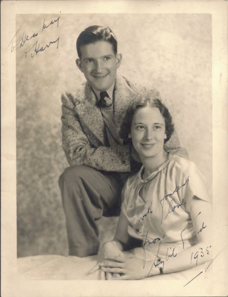 Parents Ted and Sybil.