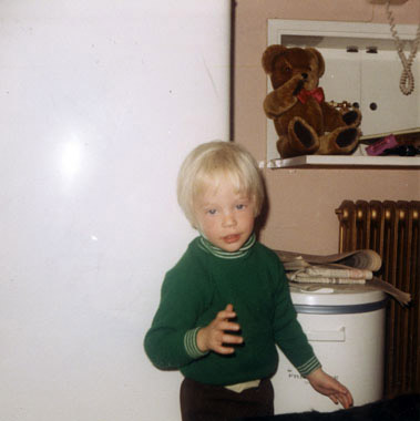 Son Mark aged about three.