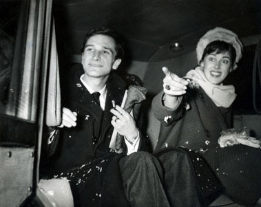 Brother Robin with Susan Stranks on their wedding day, January 25 1960.