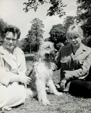 Wife Susan with Masher and her mother Mary.