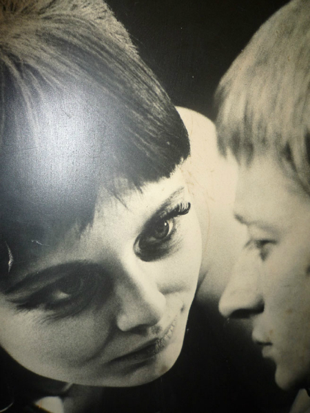 With Georgina Ward in Caligula, 1964.